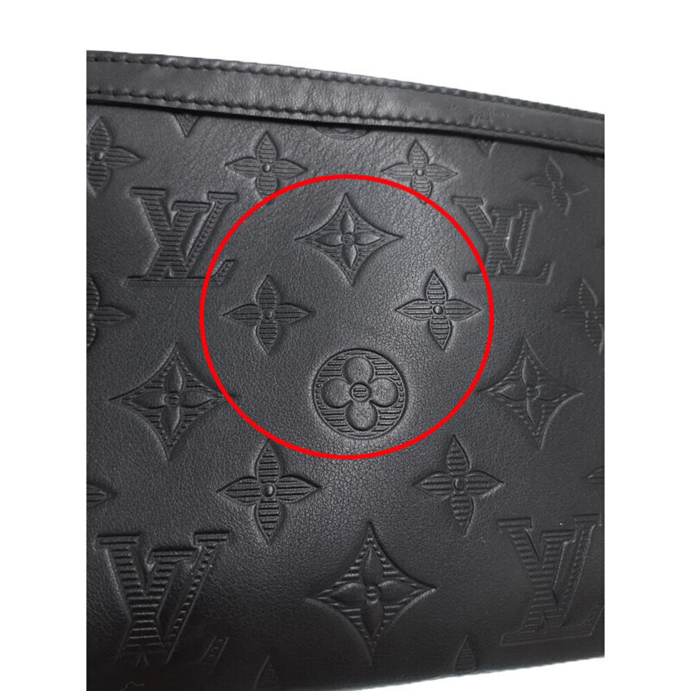 Louis Vuitton Monogram Shadow Black Gaston Wearable Wallet Shoulder Bag - Picture 5 of 8